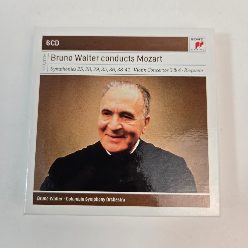 Bruno Walter - Conducts Mozart Symphonies 6 CD Sony Classical EX Clamshell Box